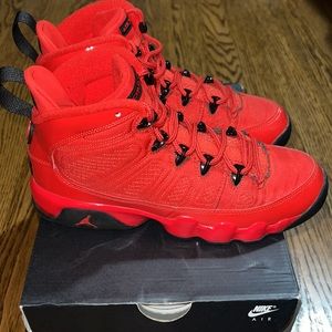 Retro jordan 9 Chile red grade school